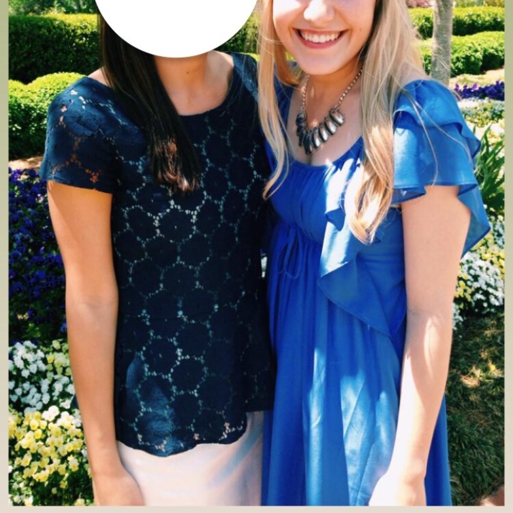 H&M Blue Ruffle Dress - Picture 8 of 8